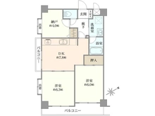 【東京都/三鷹市下連雀】パロス三鷹 間取り図