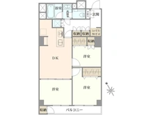 【東京都/武蔵野市御殿山】井の頭第2パークサイドマンション 間取り図