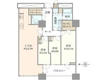 【東京都/港区三田】三田ガーデンヒルズ イーストヒル 間取り図