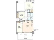 【東京都/西東京市柳沢】ライオンズマンション田無イーストレジデンス 間取り図