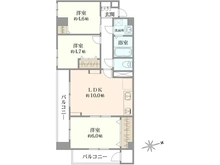 【東京都/西東京市田無町】コータースそれいゆ 間取り図