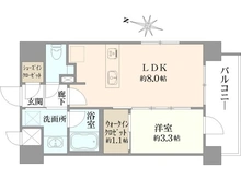 【東京都/三鷹市下連雀】ヴァースクレイシア三鷹 間取り図