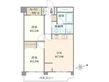 【東京都/中野区本町】不二ハイツ 間取り図