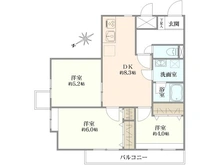 【東京都/杉並区桃井】ベルハイム西荻窪第二　 間取り図