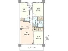 【東京都/福生市志茂】レクセルプラッツァ福生弐番館 間取り図