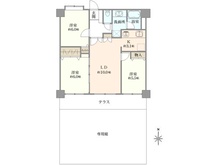 【東京都/西東京市田無町】サンライズマンション田無第3 間取り図