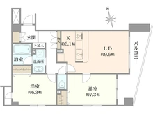 【東京都/西東京市芝久保町】センチュリー田無PARTII 間取り図