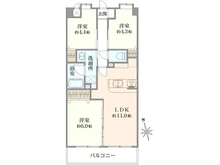 【東京都/西東京市南町】ウイングヒルズ田無南町 間取り図