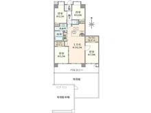 【東京都/練馬区関町北】ザ・ウインベル練馬武蔵関 間取り図