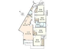 【東京都/西東京市ひばりが丘】クイーンズフィールドひばりが丘ハイム 間取り図