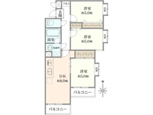【東京都/小金井市東町】ライオンズマンション小金井 間取り図
