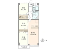 【東京都/調布市西つつじケ丘】睦・エンゼルハイムつつじヶ丘 間取り図