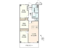 【東京都/板橋区坂下】蓮根サンハイツ 間取り図