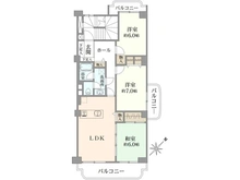 【東京都/調布市国領町】調布エクセルマンション 間取り図