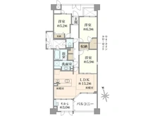 【東京都/調布市柴崎】つつじヶ丘ガーデンハウスパークサイドレジデンス 間取り図