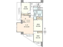 【東京都/調布市多摩川】ライオンズガーデン調布多摩川 間取り図
