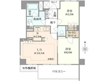 【東京都/調布市富士見町】アトラス調布 北棟（杜の棟） 間取り図