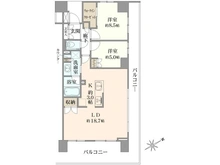 【東京都/調布市染地】パークホームズ調布桜堤通り 間取り図