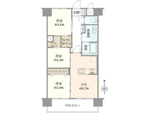 【東京都/調布市布田】ライオンズシティ調布 間取り図