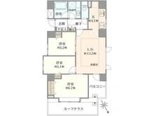 【東京都/調布市富士見町】パークホームズ調布スクエアガーデン  間取り図