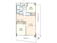 【東京都/調布市仙川町】バロンハイツ仙川 間取り図