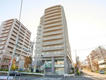 【東京都/稲城市百村】稲城パークホームズ 外観：写真中央