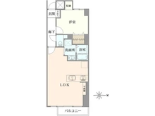 【東京都/府中市紅葉丘】モンシャトー・ラポール多摩 間取り図