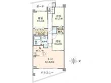 【神奈川県/川崎市多摩区生田】クレストフォルム生田グランヒルズ 間取り図