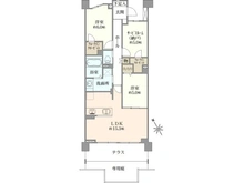 【東京都/調布市染地】パークホームズ調布桜堤通り 間取り図