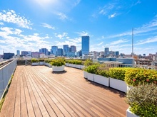 【東京都/中央区日本橋蛎殻町】デューク・スカーラ日本橋 共用部：屋上テラス