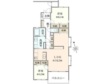 【東京都/調布市佐須町】シャトラン調布 間取り図