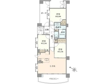 【東京都/調布市下石原】コンファーレ調布 間取り図