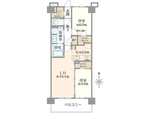 【東京都/調布市調布ケ丘】ブランズシティ調布 間取り図