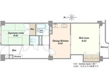 【東京都/世田谷区桜丘】桜丘フラワーホーム 間取り図