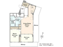 【東京都/大田区田園調布本町】コンド田園調布 間取り図