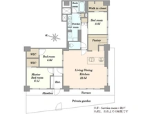 【東京都/目黒区平町】豊栄平町マンション 間取り図