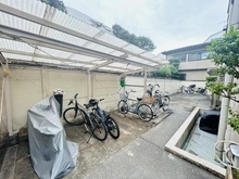 【東京都/世田谷区上用賀】馬事公苑南サンハイツ 駐輪場