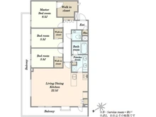 【東京都/目黒区自由が丘】 イトーピア自由が丘イデア 間取り図
