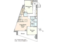 【東京都/目黒区八雲】ワイズ八雲都立大 間取り図