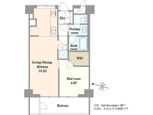 【東京都/目黒区緑が丘】自由が丘アーバンライフ 間取り図