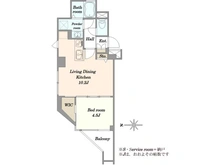 【東京都/目黒区自由が丘】マートルコート自由が丘II 間取り図