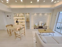 【東京都/目黒区自由が丘】パシフィック自由ヶ丘マンション リビング・ダイニング：※家具・調度品は販売価格に含まれておりません