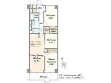 【東京都/目黒区自由が丘】自由が丘ハイタウン 間取り図