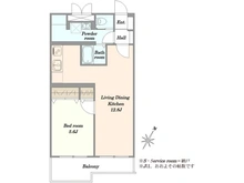 【東京都/世田谷区三宿】ダイアパレス三宿 間取り図