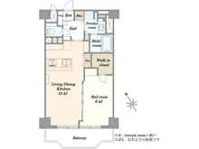 【東京都/目黒区八雲】都立大八雲マンション 間取り図