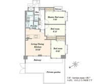 【東京都/世田谷区玉堤】クレッセント尾山台III 間取り図