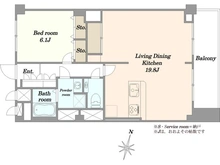 【東京都/目黒区八雲】八雲スカイハイツ 間取り図