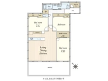 【東京都/世田谷区玉川】二子玉川宝ロイヤルハイツ 間取り図
