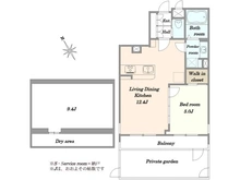 【東京都/目黒区中央町】ジェイパーク祐天寺壱番館 間取り図
