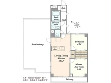 【東京都/大田区田園調布本町】ライオンズマンション田園調布第2 間取り図